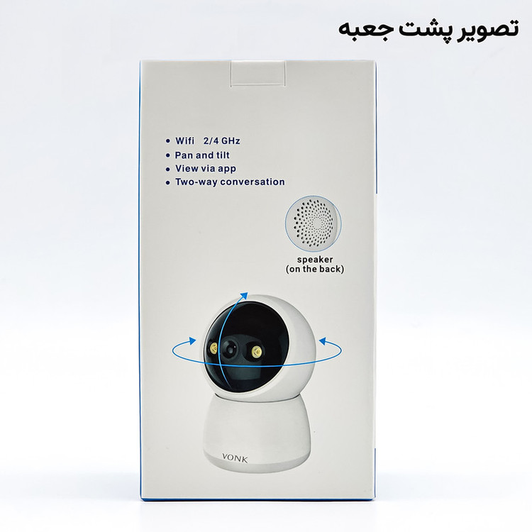 محصول نمونه تستی دوربین مداربسته تحت شبکه وونک مدل M2